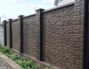 Gard beton teren agricol